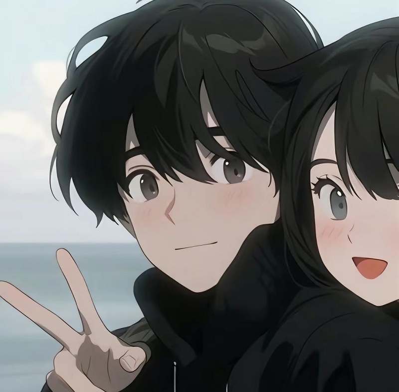 ảnh avatar đôi anime​ 3