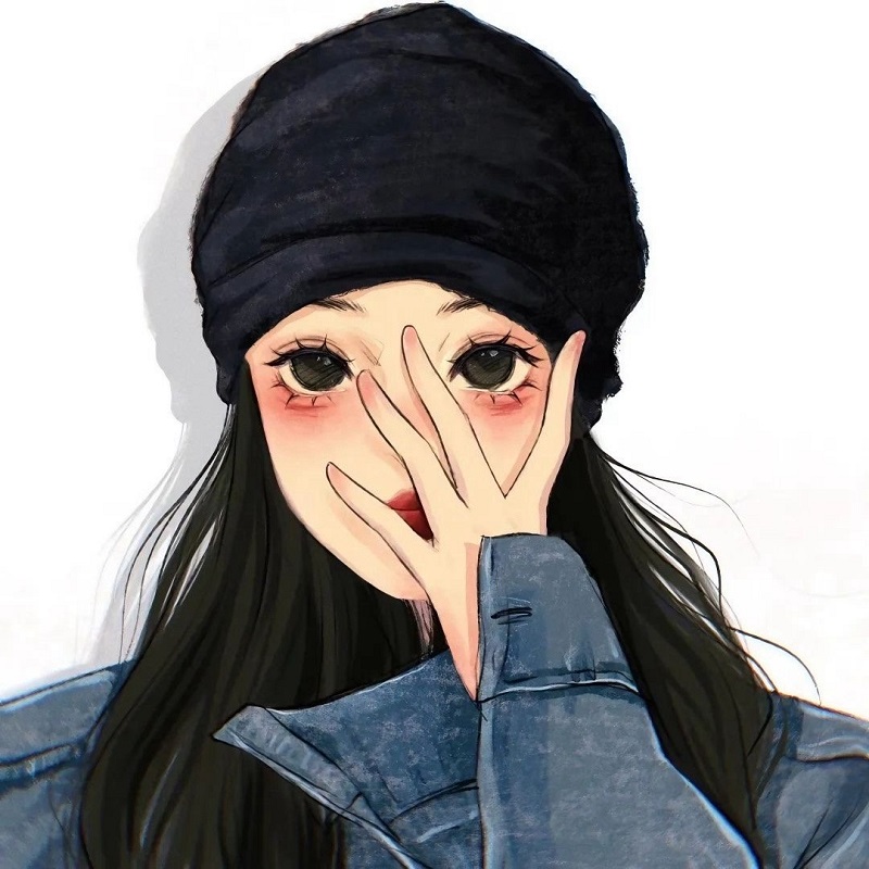 avatar đôi anime đen trắng​ 2