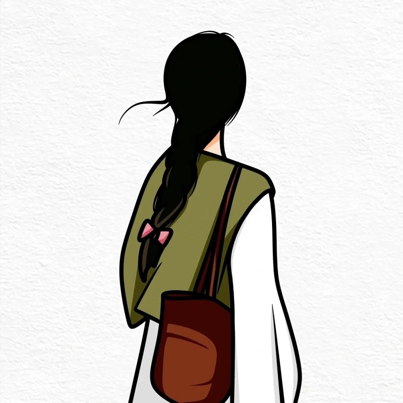 Avatar nữ che mặt 22