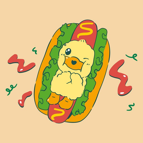 avatar vịt vàng​ cute 9