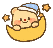 GIF Butter Bear dễ thương 4