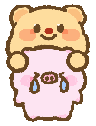 GIF Butter Bear dễ thương 8