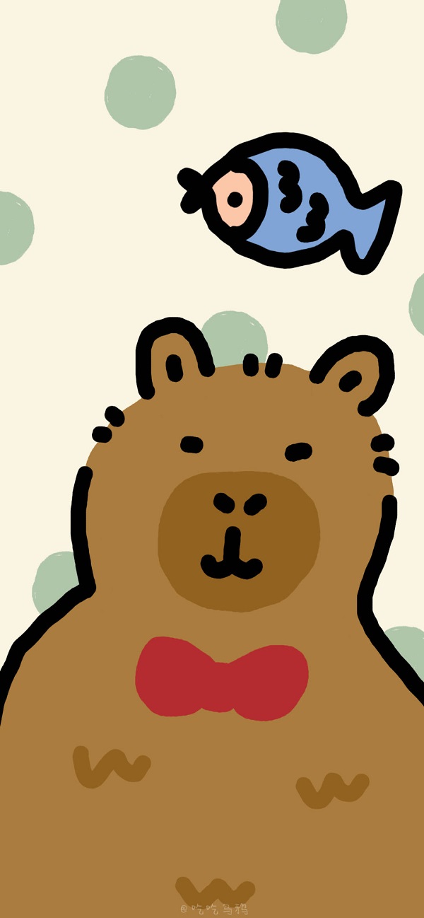 Hình nền Capybara vô tri  7