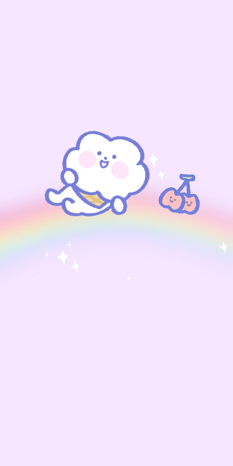 hình nền màu tím cute​ 5