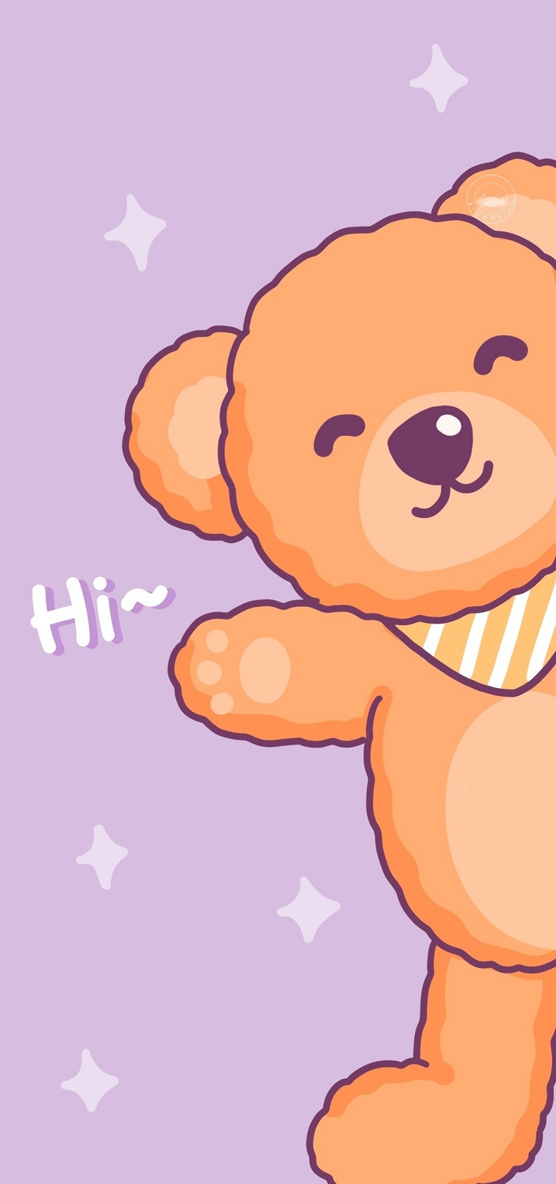 hình nền màu tím cute​ 7