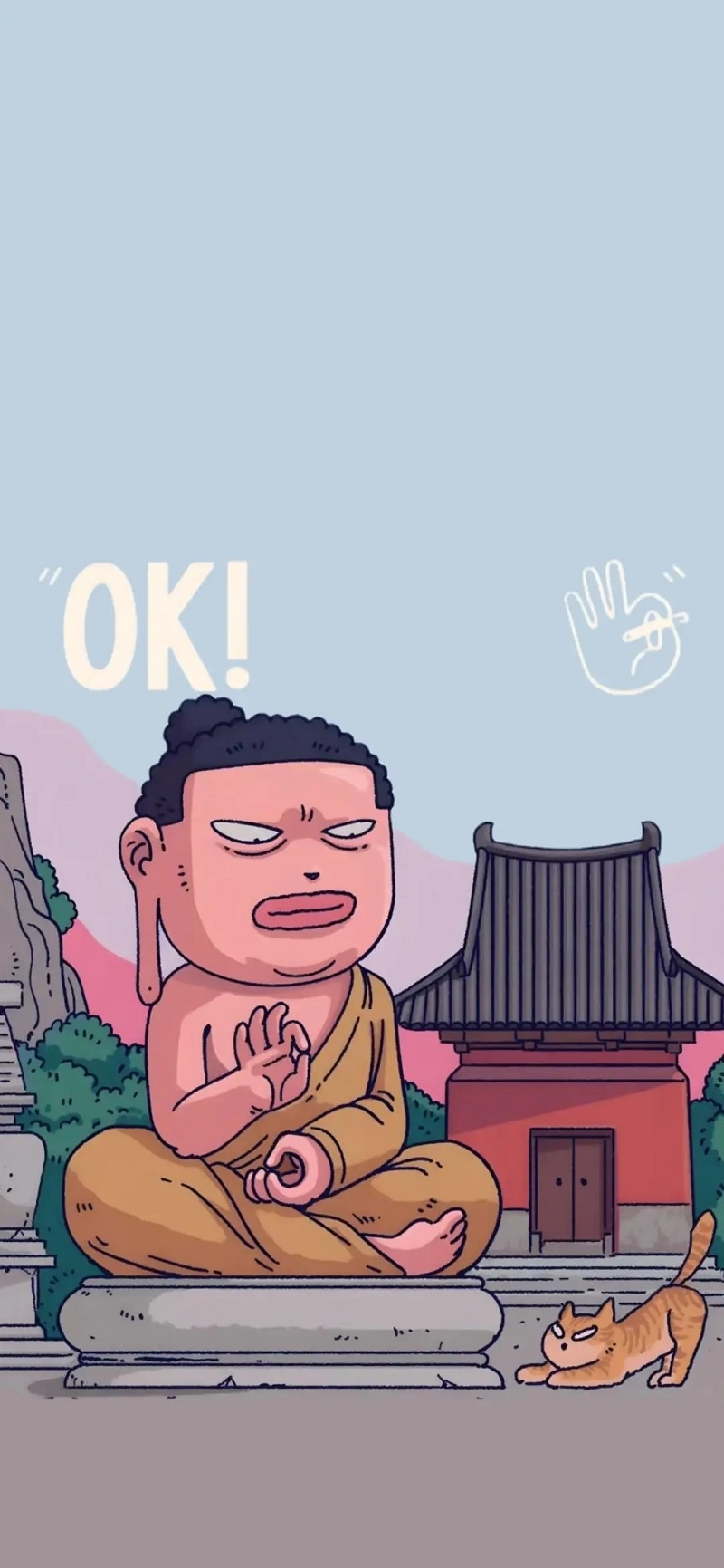 hình nền vô tri phật ok