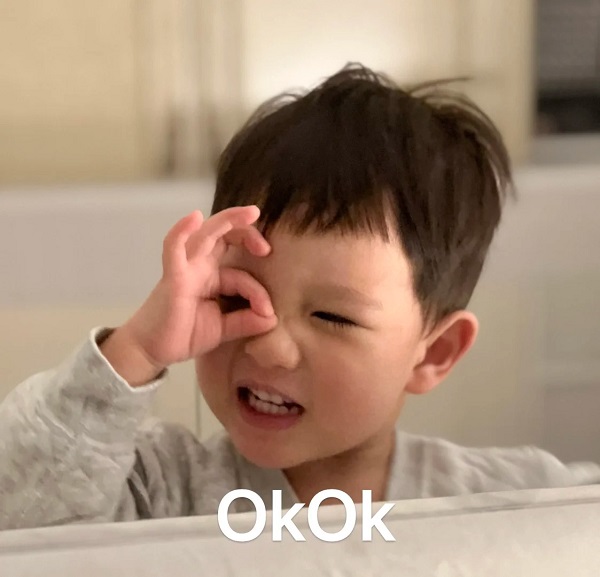 meme ok cậu bé đáng yêu