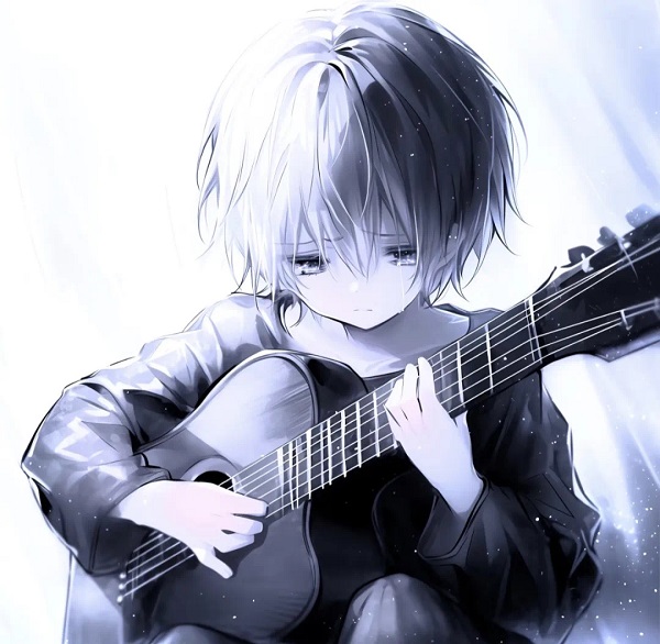 Avatar sad boy buồn đánh đàn