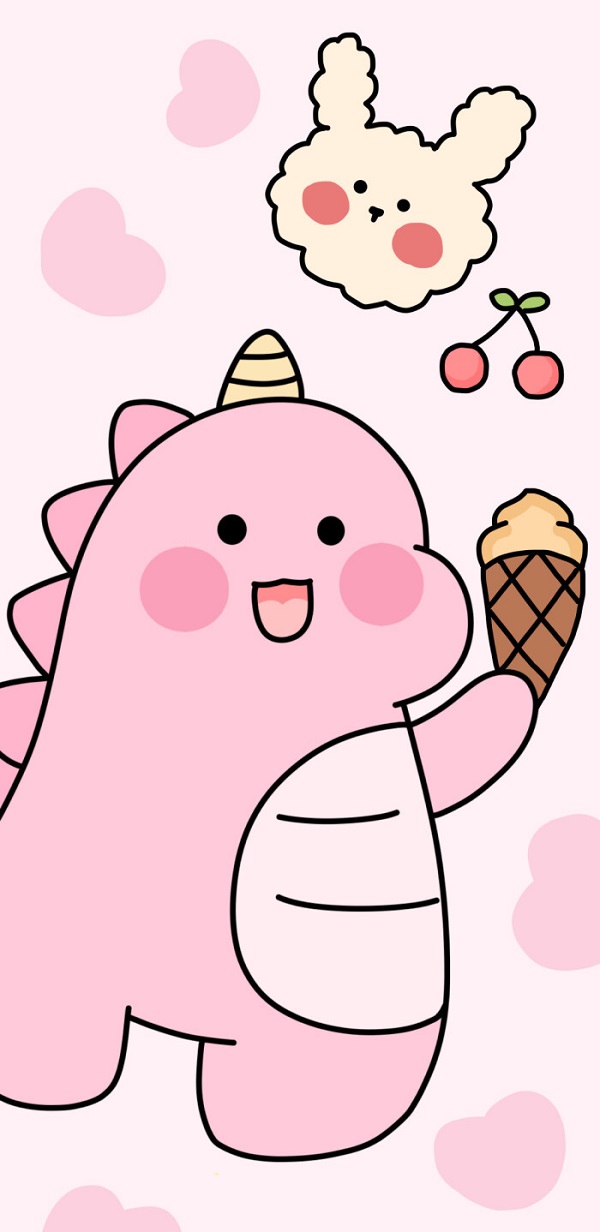  Hình nền khủng long cute 13