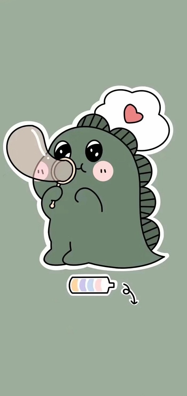 Hình nền khủng long cute 14