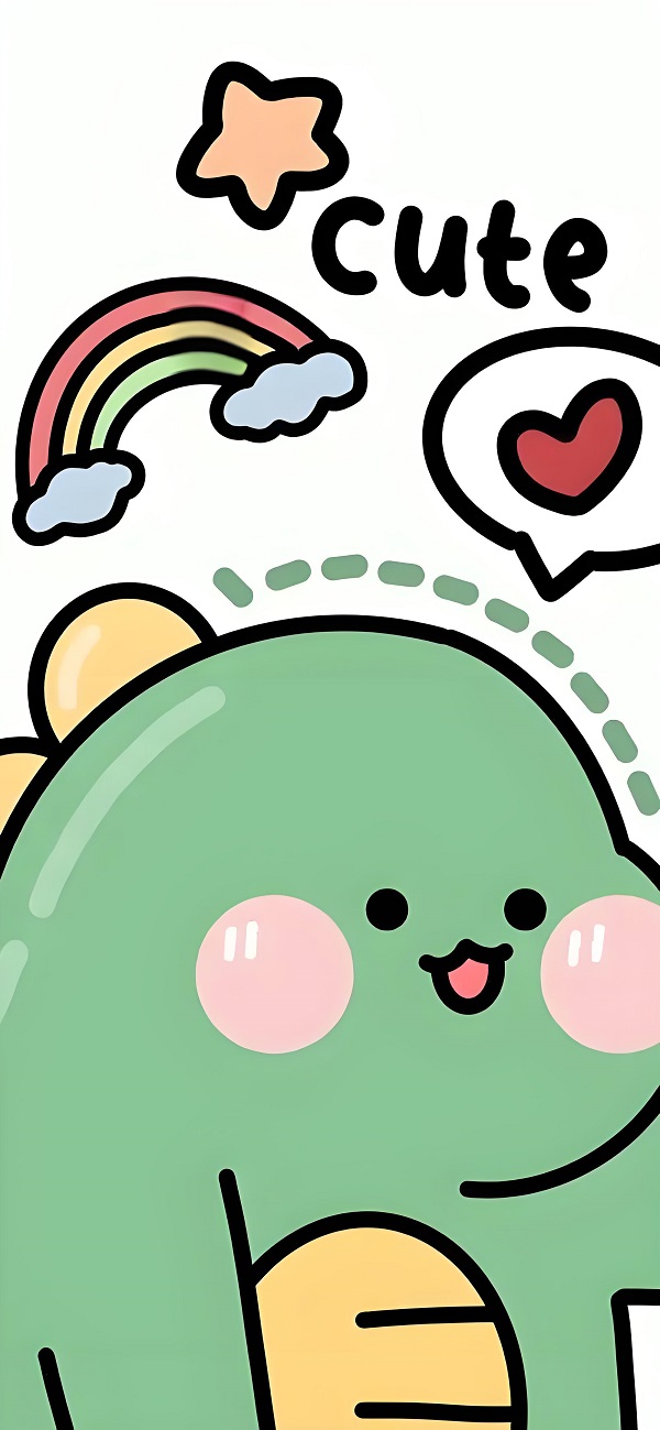  Hình nền khủng long cute 3