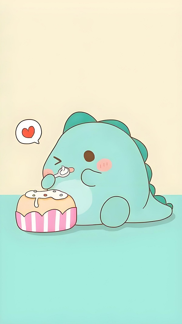  Hình nền khủng long cute 7