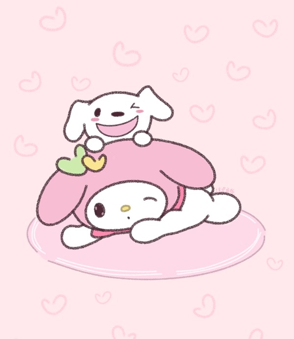 Ảnh đại diện Melody trên nền hồng pastel nhẹ nhàng