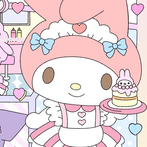 Ảnh avatar Melody làm bánh kem cực dễ thương