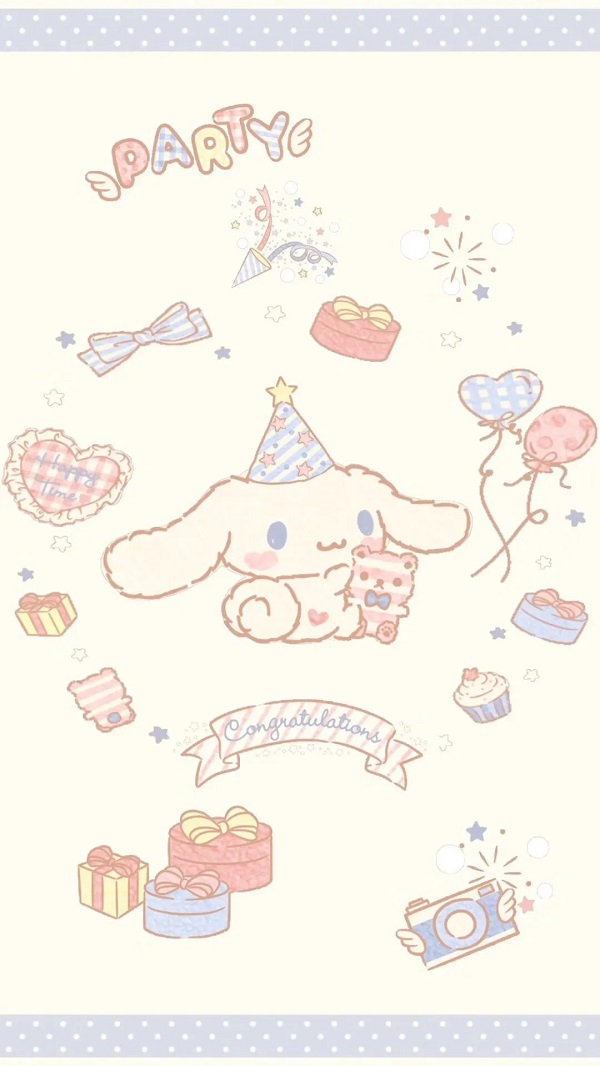 Hình nền Cinnamoroll chibi đáng yêu
