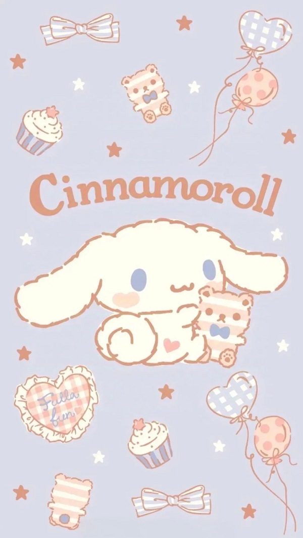 Hình nền Cinnamoroll phong cách hoạt hình Sanrio
