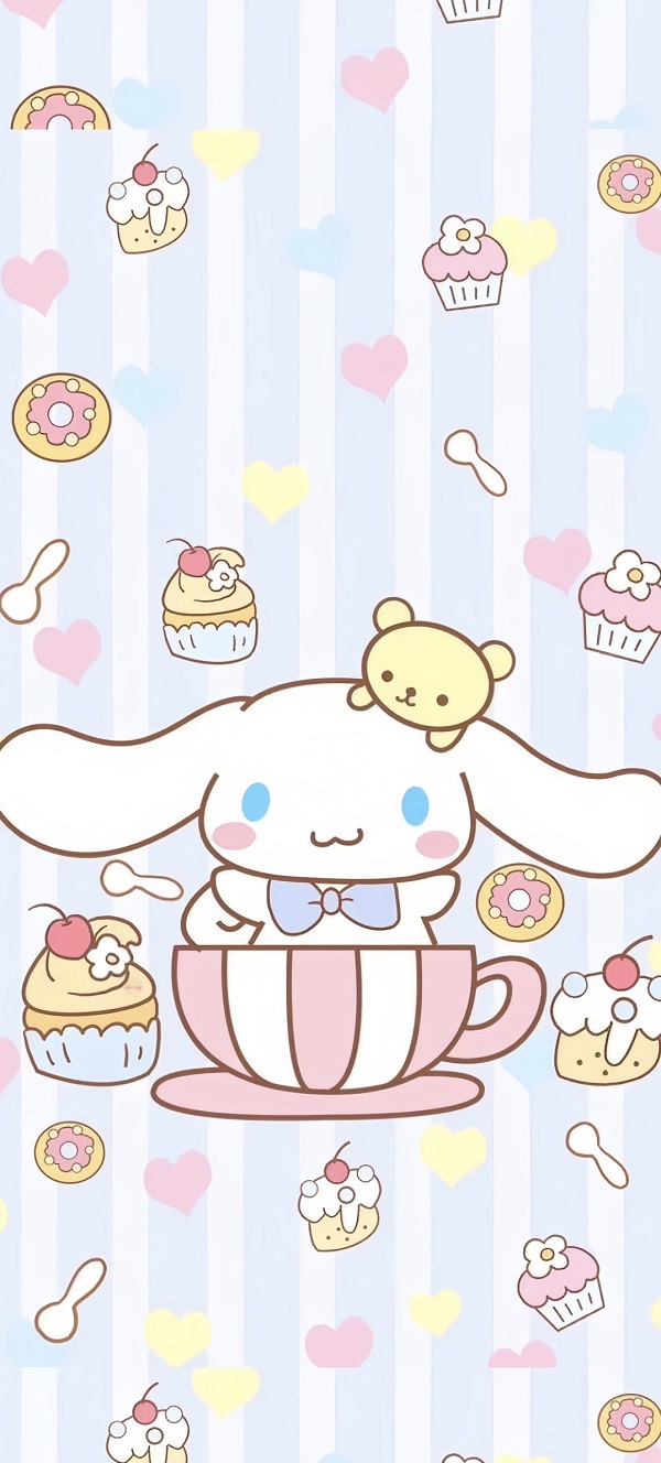 Hình nền Cinnamoroll phong cách kẹo ngọt