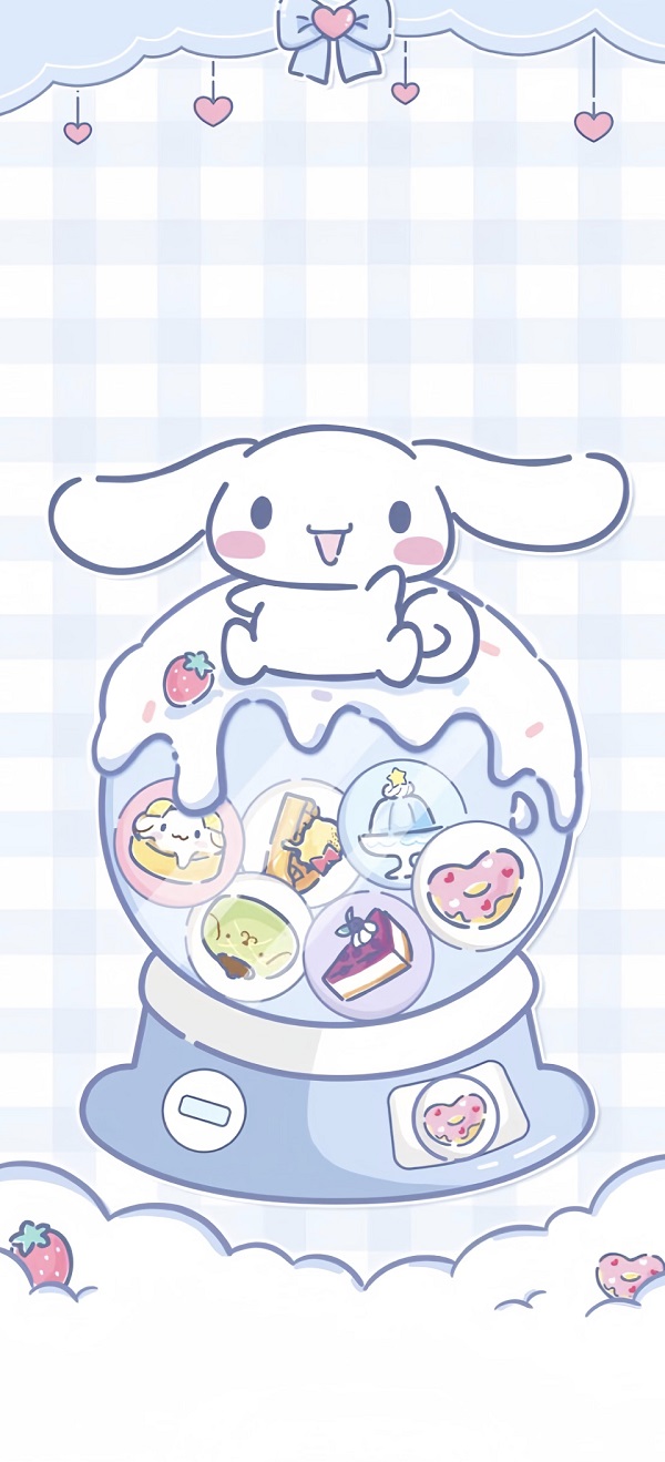 Hình nền Cinnamoroll pastel nhẹ nhàng