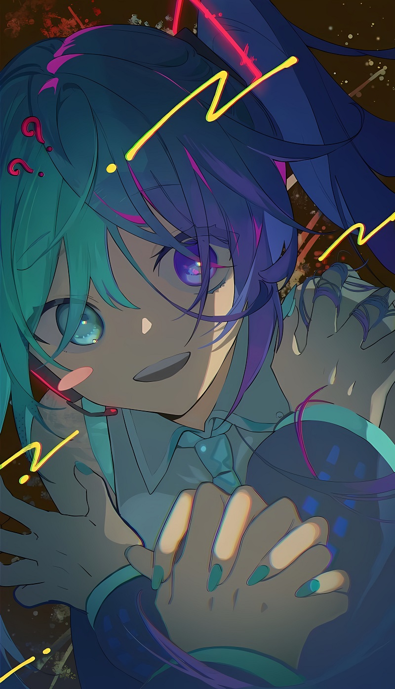Nụ cười rạng rỡ của Miku cùng đôi mắt long lanh