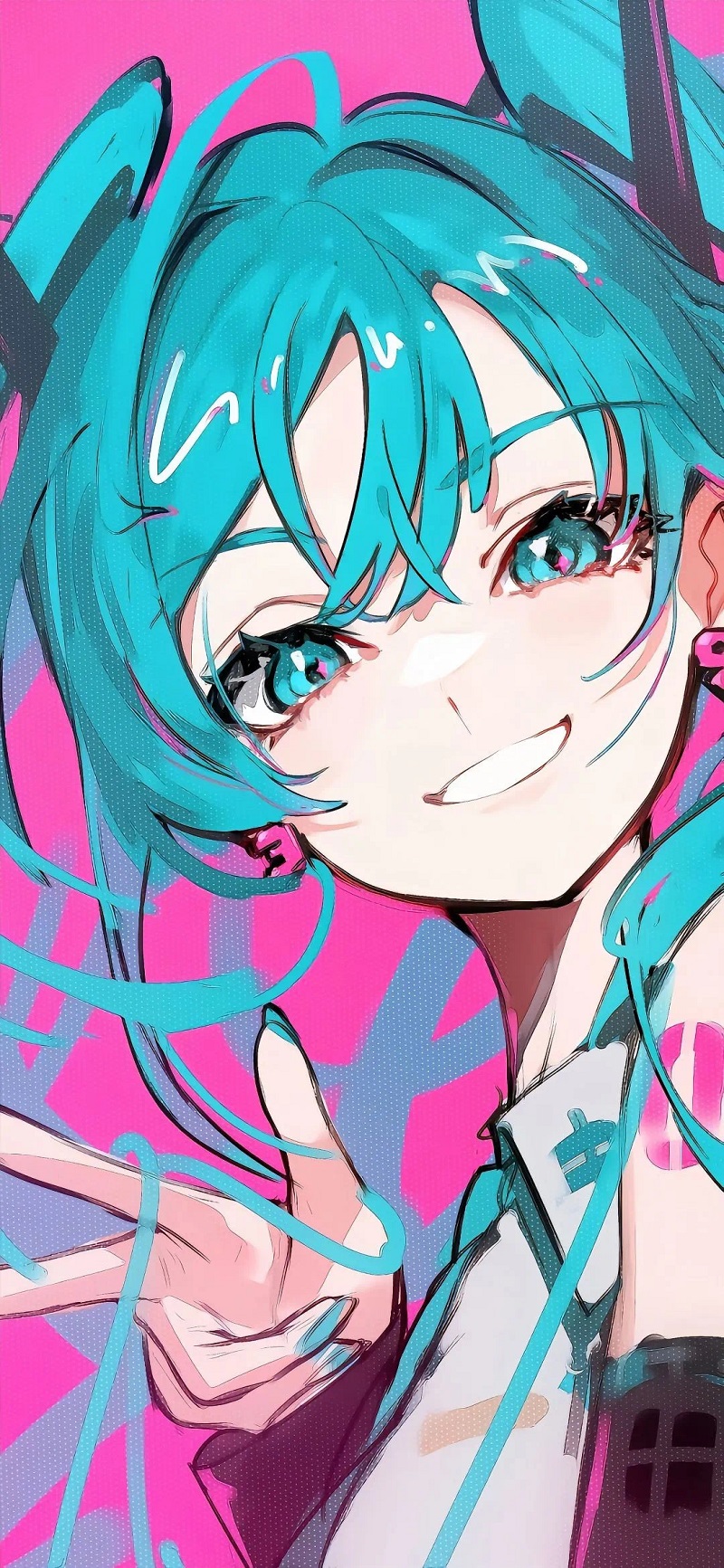 Miku với tạo hình siêu cool trong bộ đồ futuristic