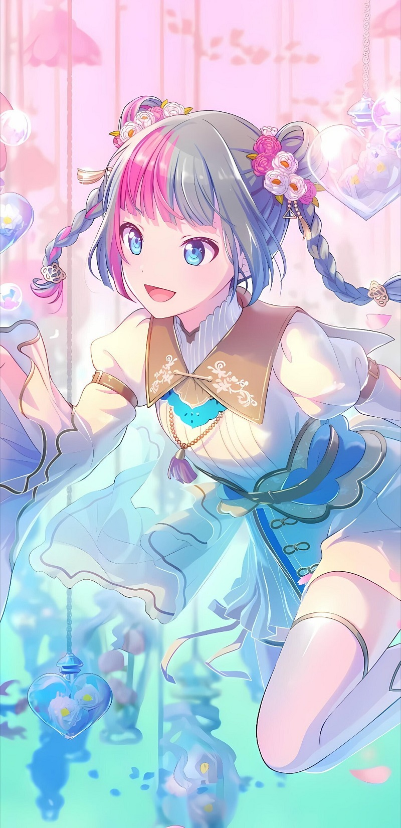 Hình ảnh Miku trong bộ kimono Nhật Bản truyền thống