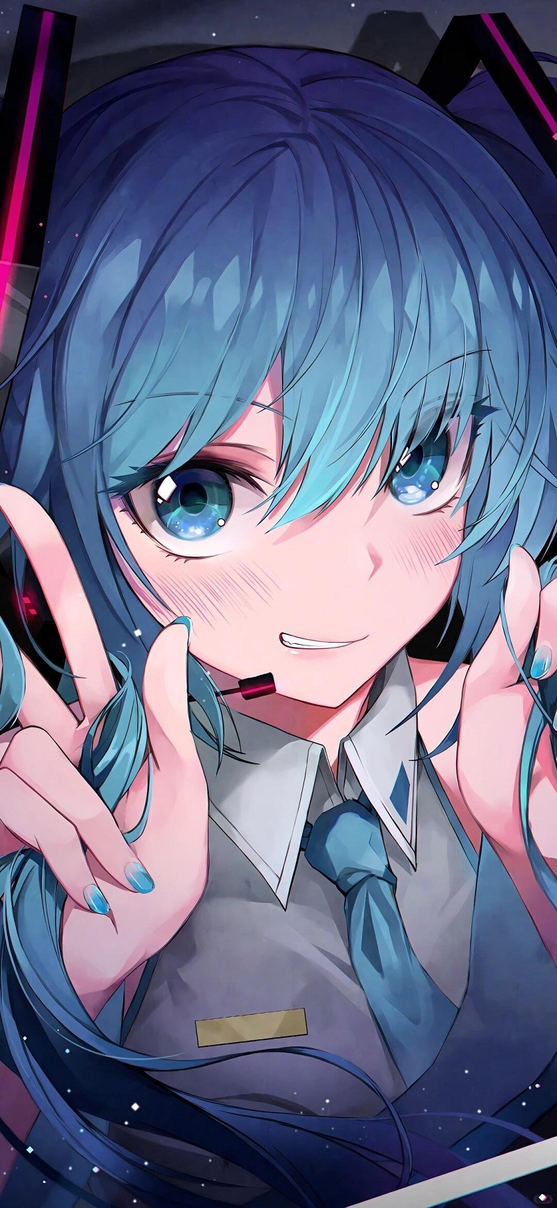 Miku với tạo hình siêu cool trong bộ đồ futuristic