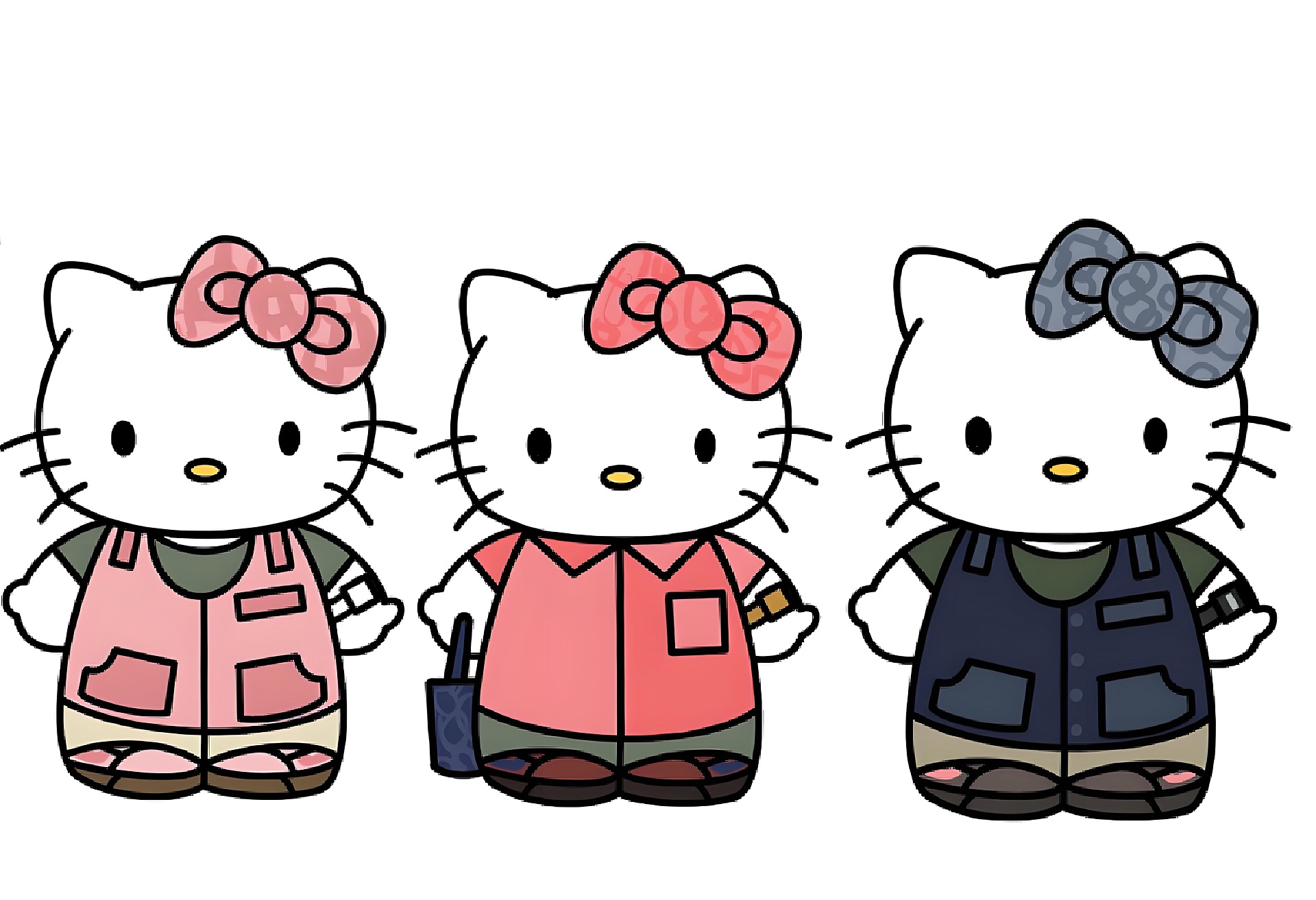 Hình nền desktop Hello Kitty với họa tiết dễ thương