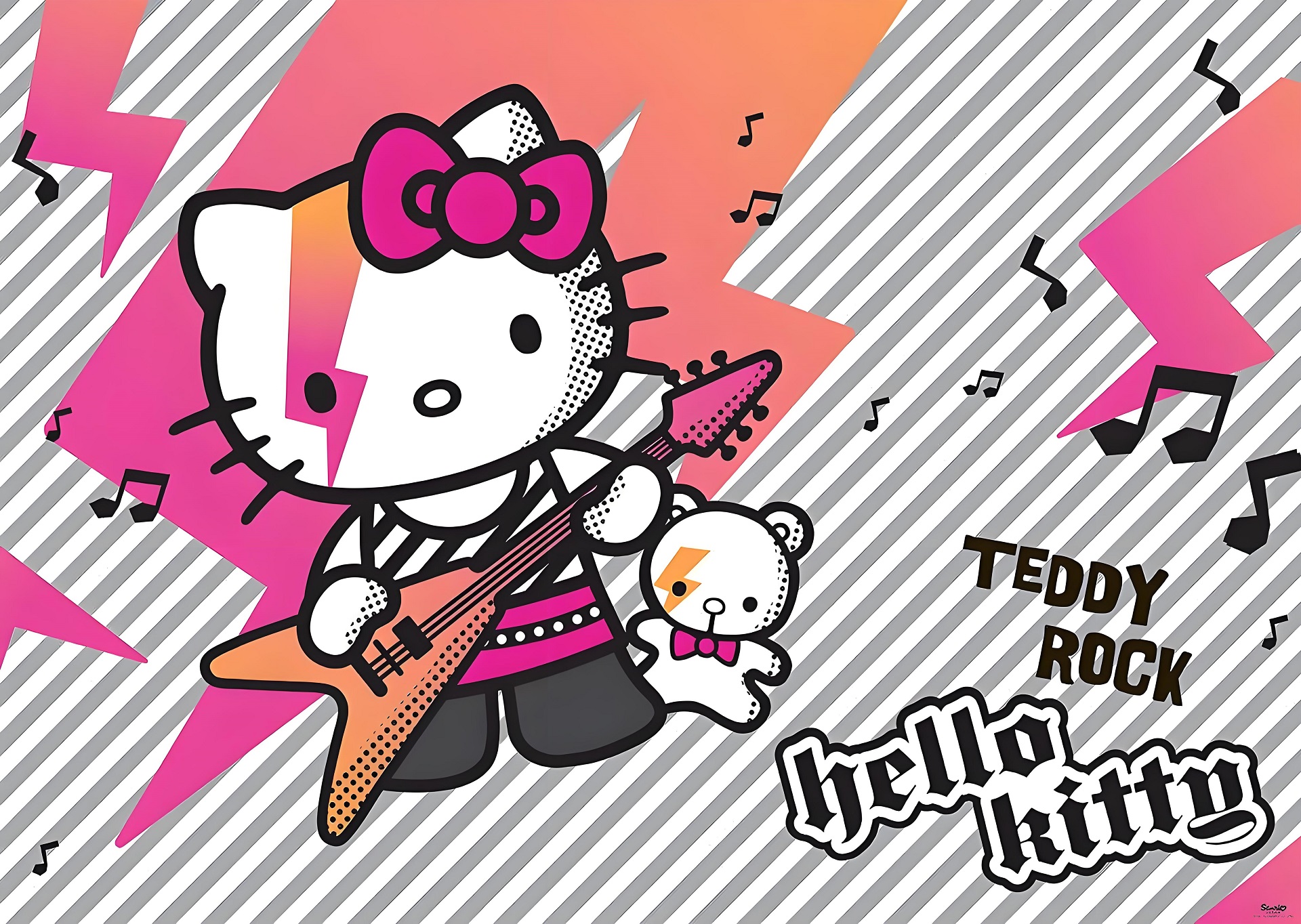 Hình nền máy tính Hello Kitty với thiết kế độc đáo