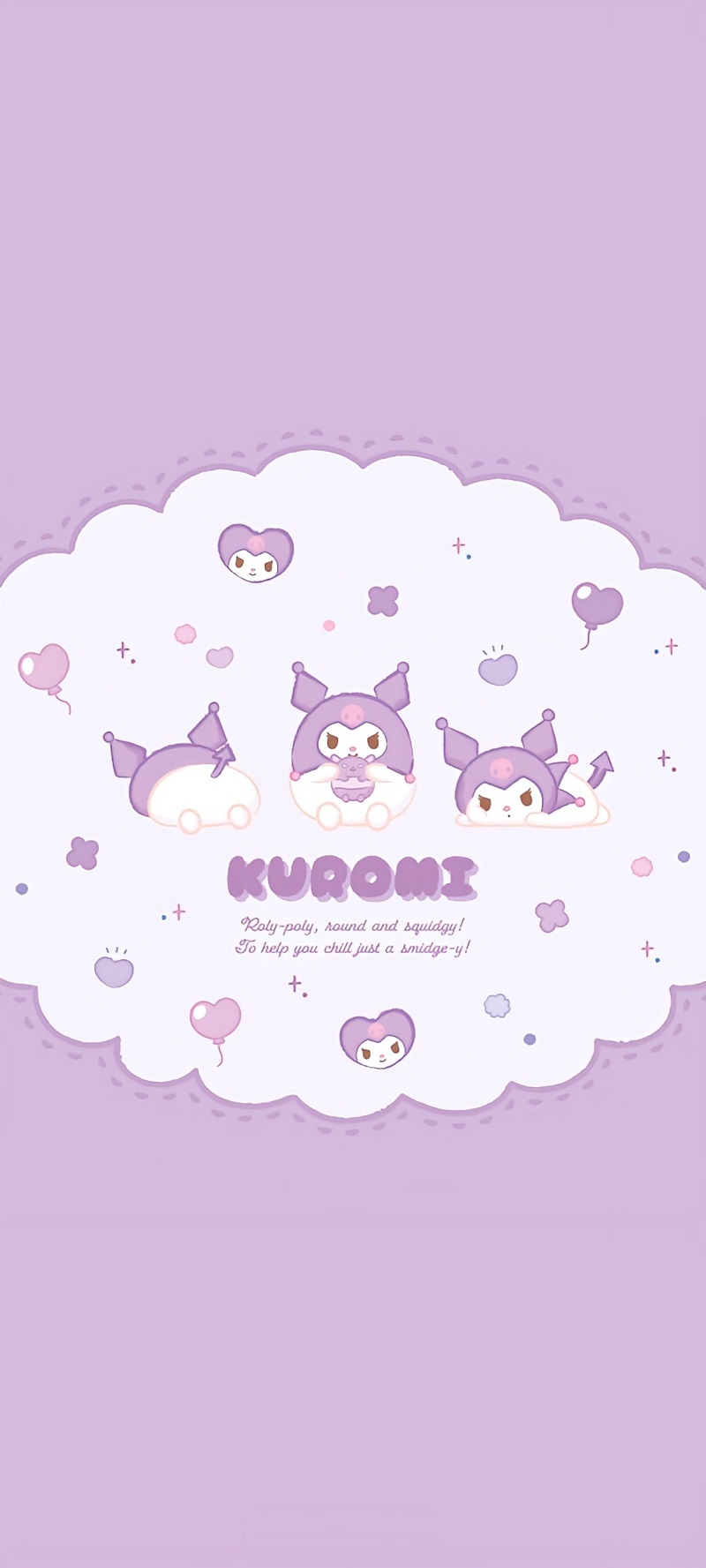 hình nền Kuromi màu tím