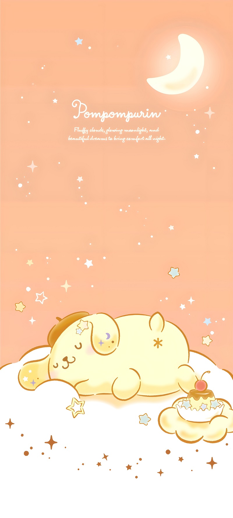 Pompompurin đáng yêu trong bộ đồ ngủ màu vàng