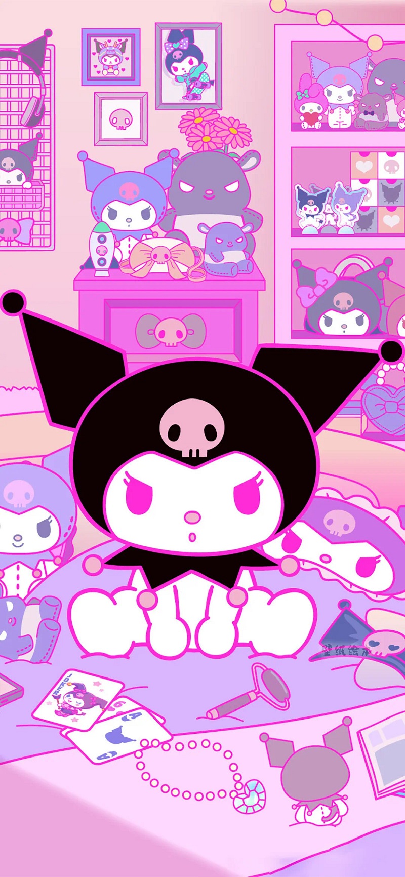 Kuromi cá tính với phong cách gothic độc đáo