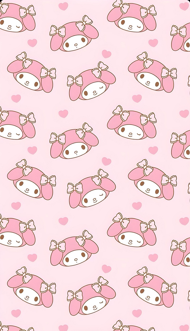 Hình nền My Melody với khung cảnh đáng yêu 
