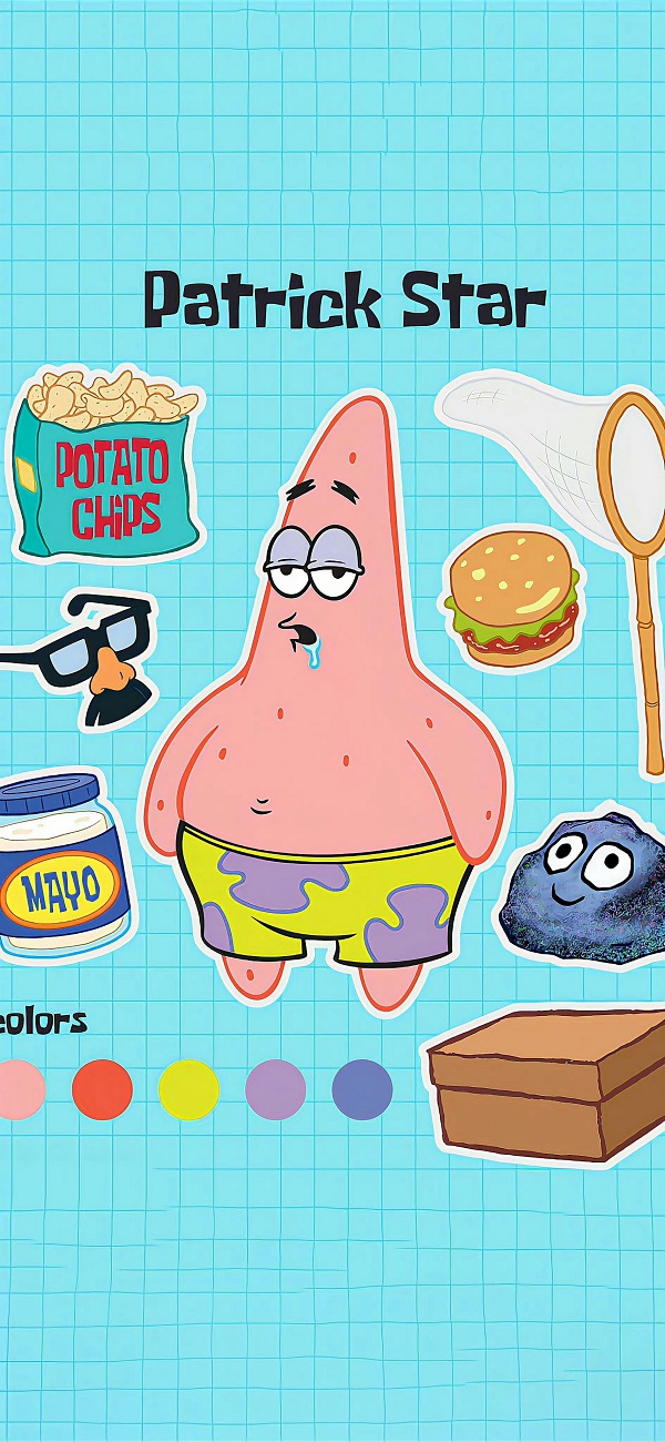 hình nền Patrick Star dễ thương
