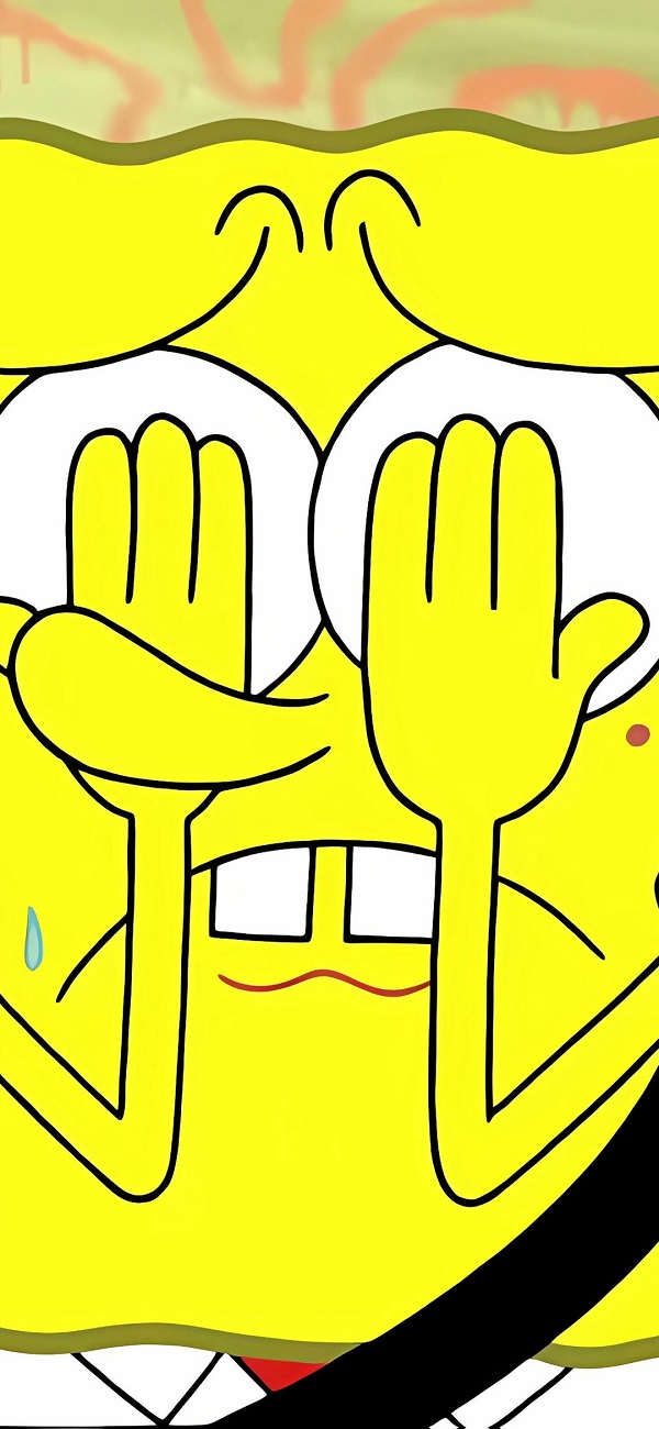 Hình nền Spongebob Squarepants đơn giản nhưng dễ thương