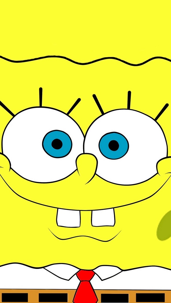 Hình nền SpongeBob với đôi mắt to tròn dễ thương