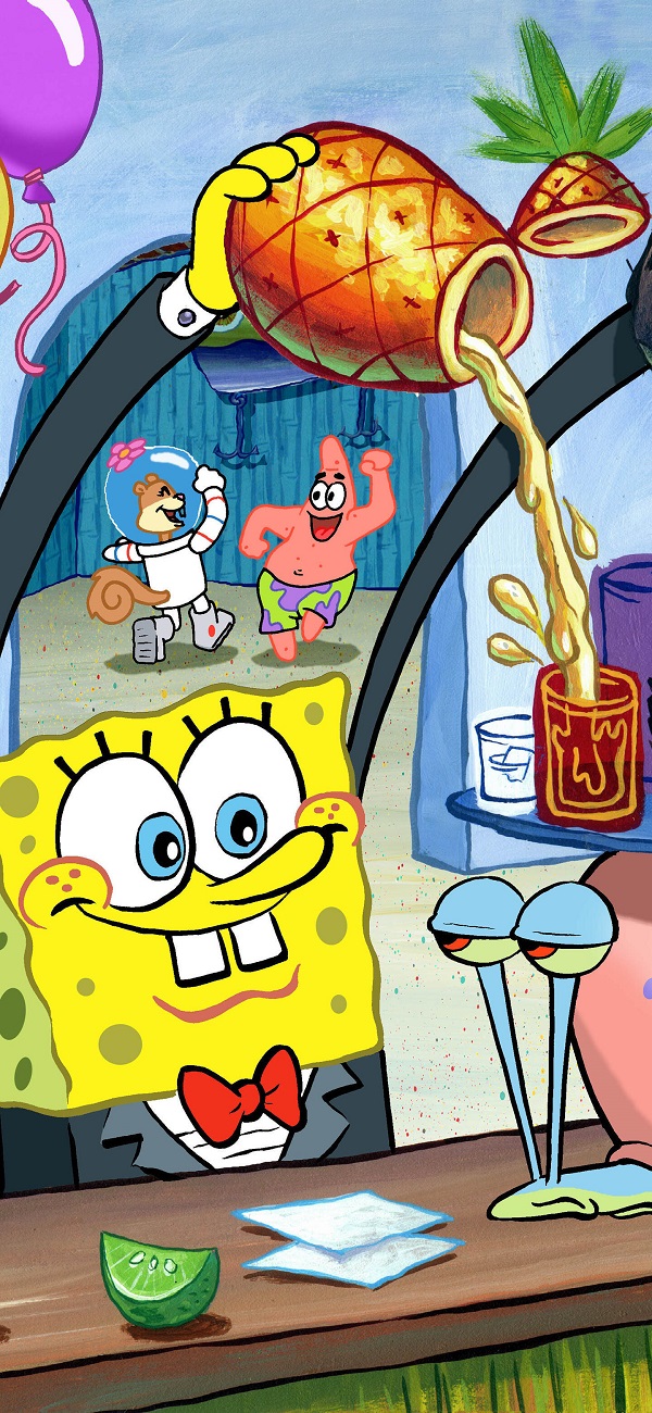 Hình nền Spongebob Squarepants phong cách vui nhộn