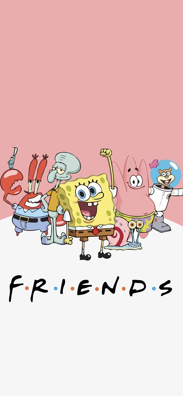 Hình nền Spongebob và Patrick cho iphone  3