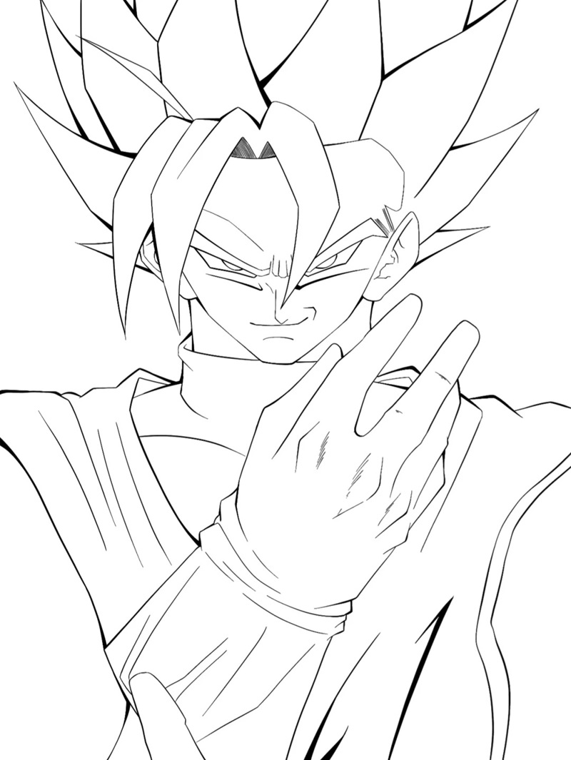 hình tô màu songoku 2