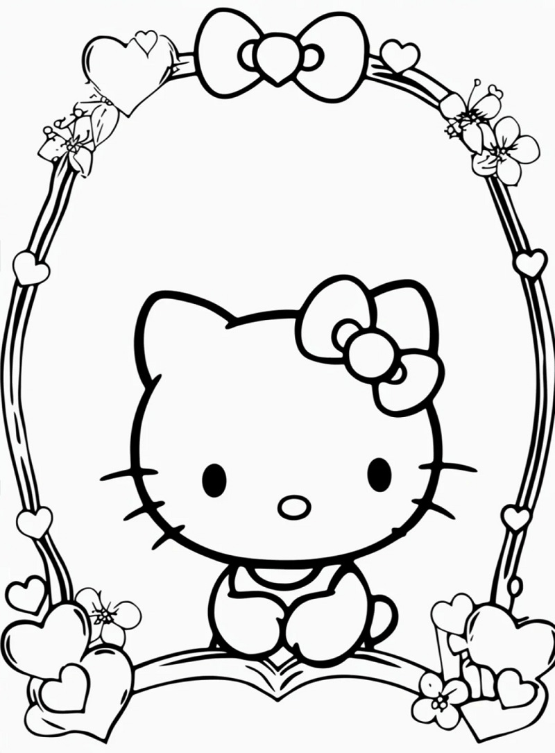 Hình Hello Kitty đáng yêu
