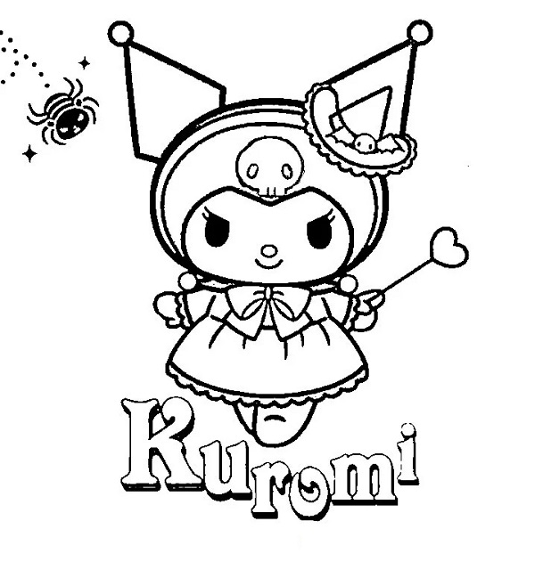 Hình Kuromi và My Melody chibi đáng yêu