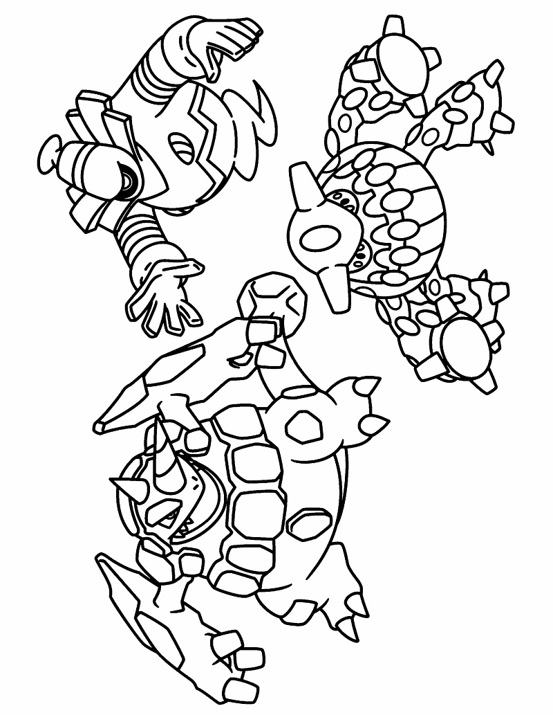 tranh tô màu pokemon huyền thoại 4