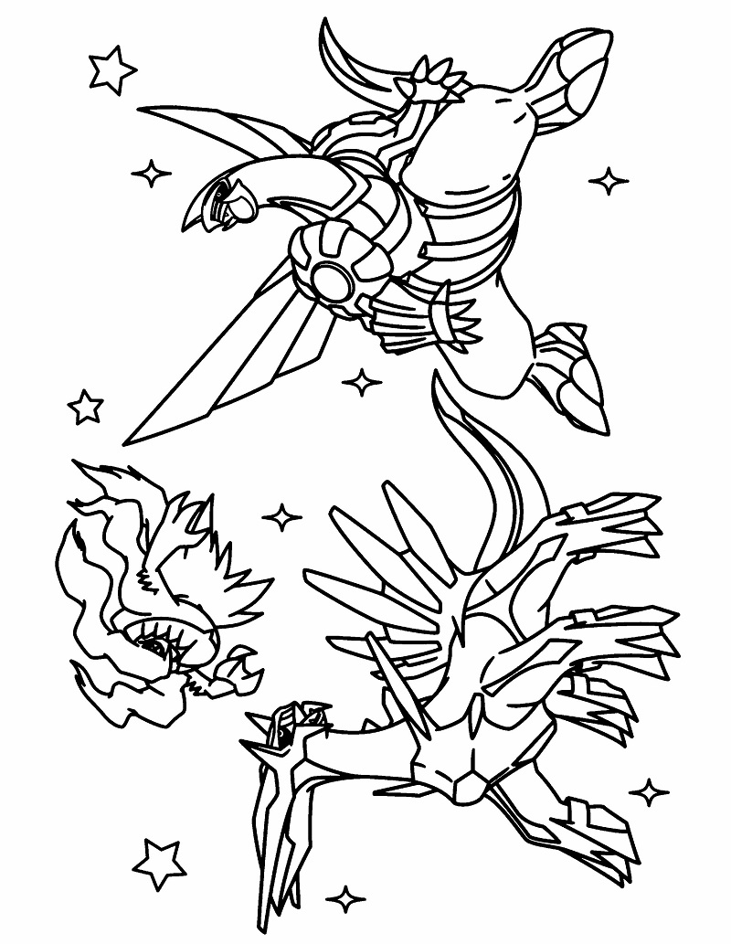 in tranh tô màu pokemon​ 5