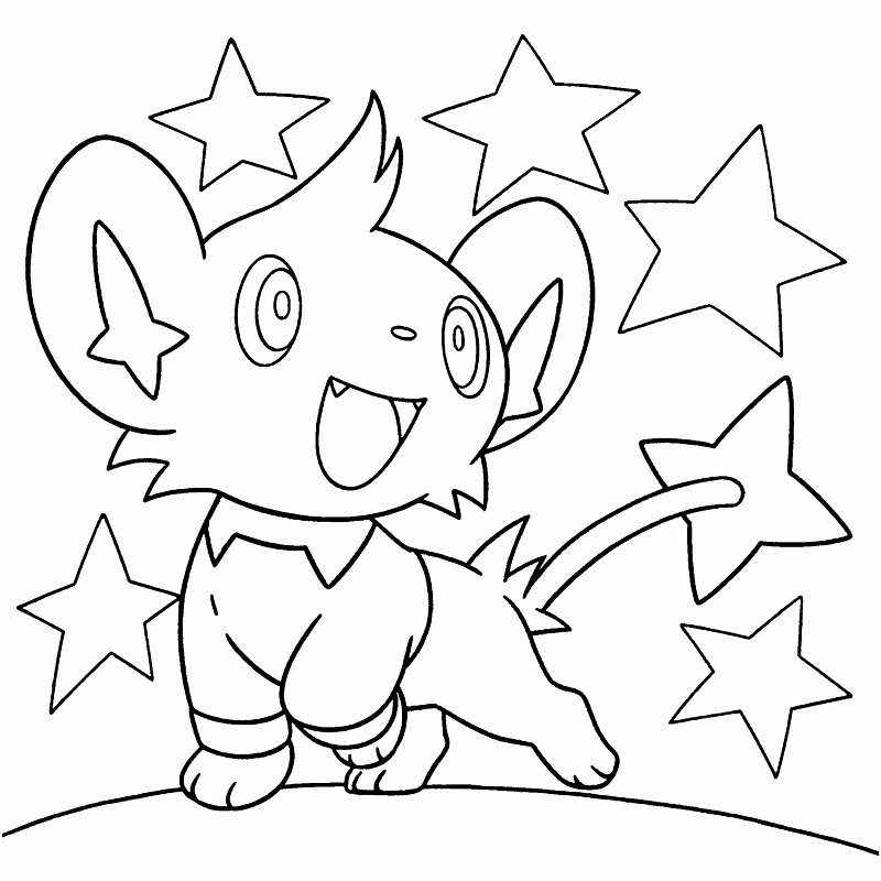 tranh tô màu pokemon cho bé 4