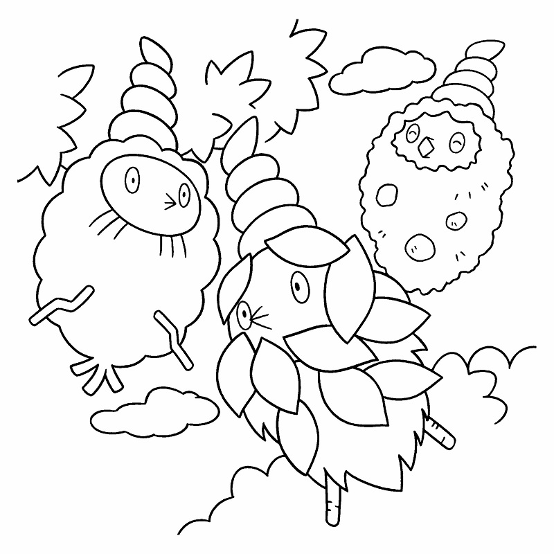 tranh tô màu pokemon cho bé 6