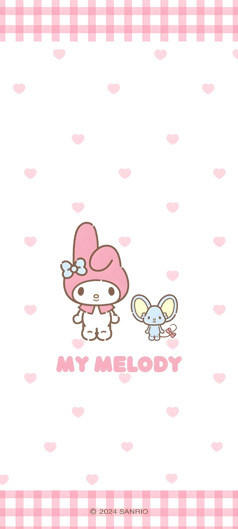 My Melody và chú chuột nhỏ với nụ cười dịu dàng