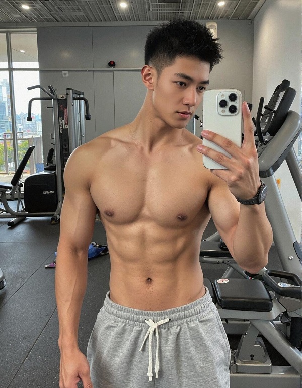 Hình ảnh trai trẻ luyện tập chăm chỉ