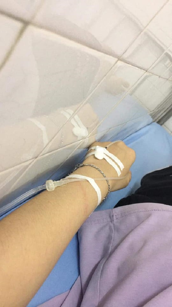Hình ảnh truyền nước chân thực trong phòng bệnh