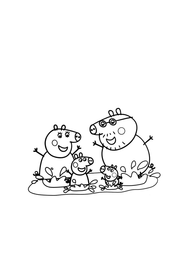 Tranh Peppa hóa thân thành nàng tiên