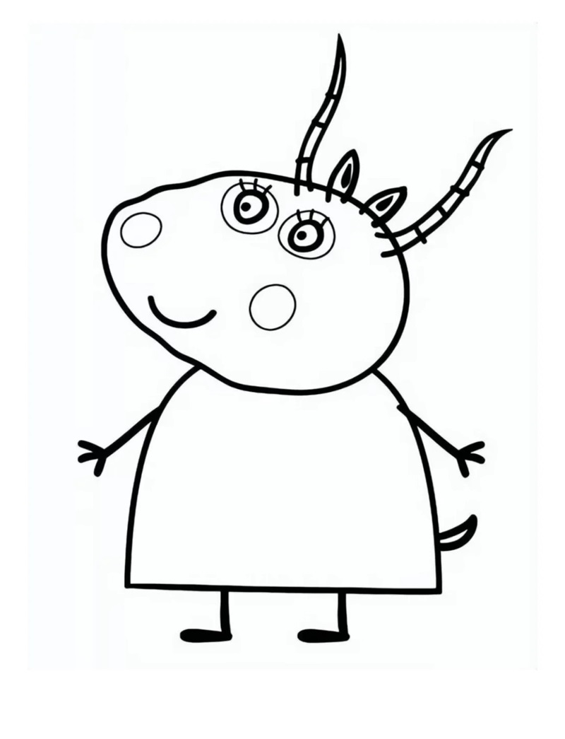 Hình Peppa và George chơi cầu trượt