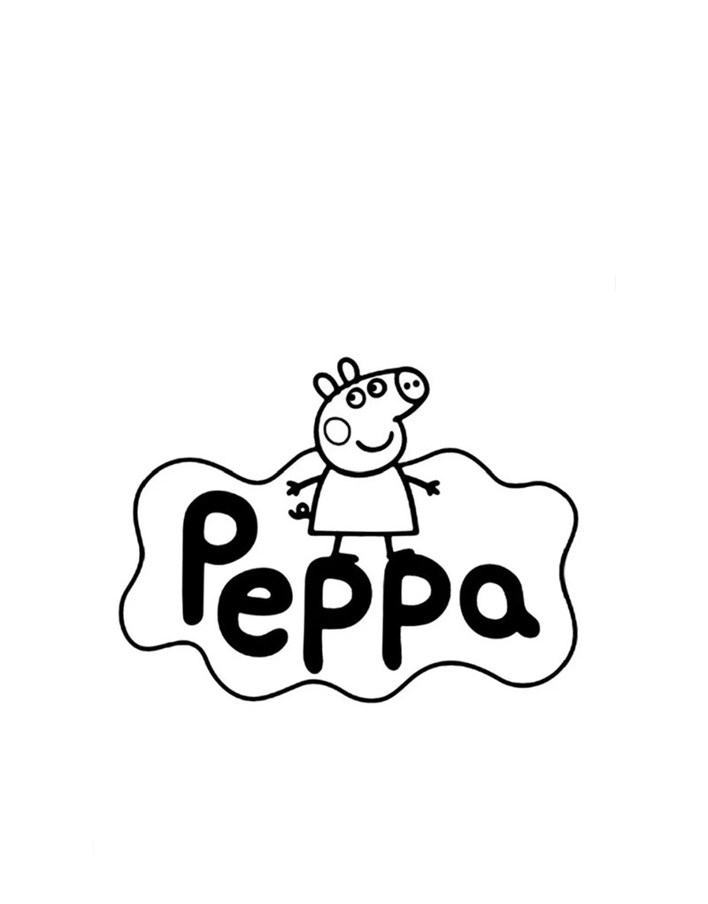 George và Peppa tô màu trong lớp học
